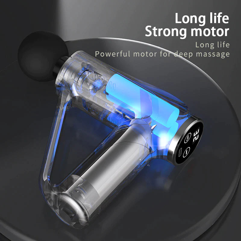 SITUOFUN Massage Gun 32 Levels Deep Tissue Neck Body Back Muscle Sport Electric Pistol Massager Exercise Relaxation Pain Relief - Ignition Fitness