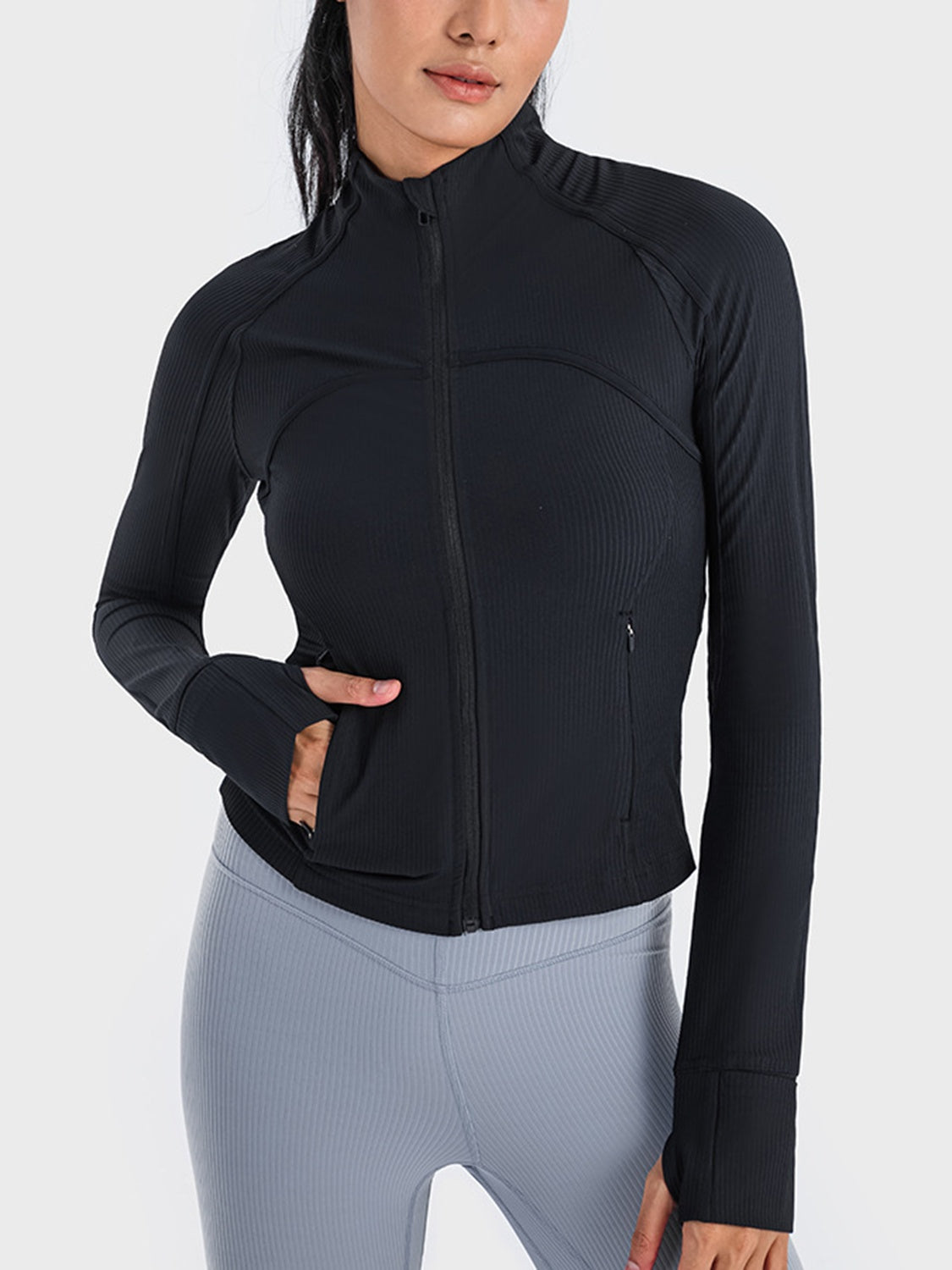 Millennia Zip-Up Long Sleeve Sports Jacket - Ignition Fitness