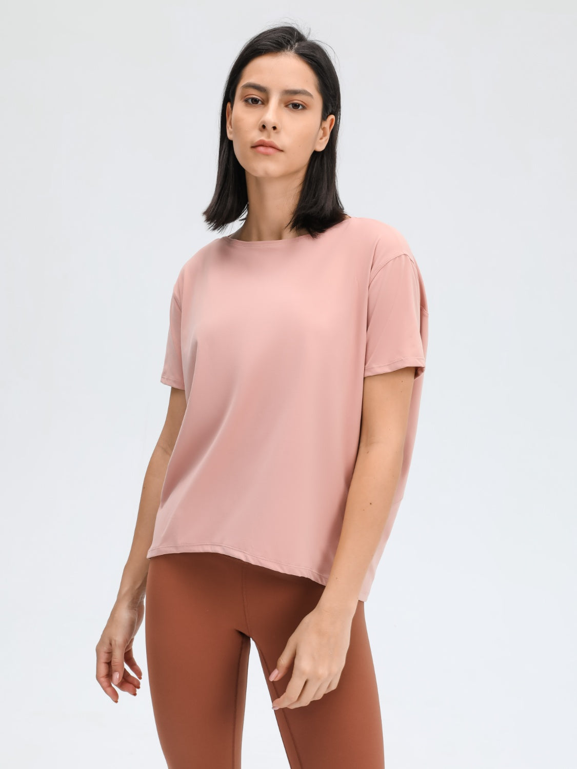 Millennia Round Neck Short Sleeve Active T-Shirt - Ignition Fitness