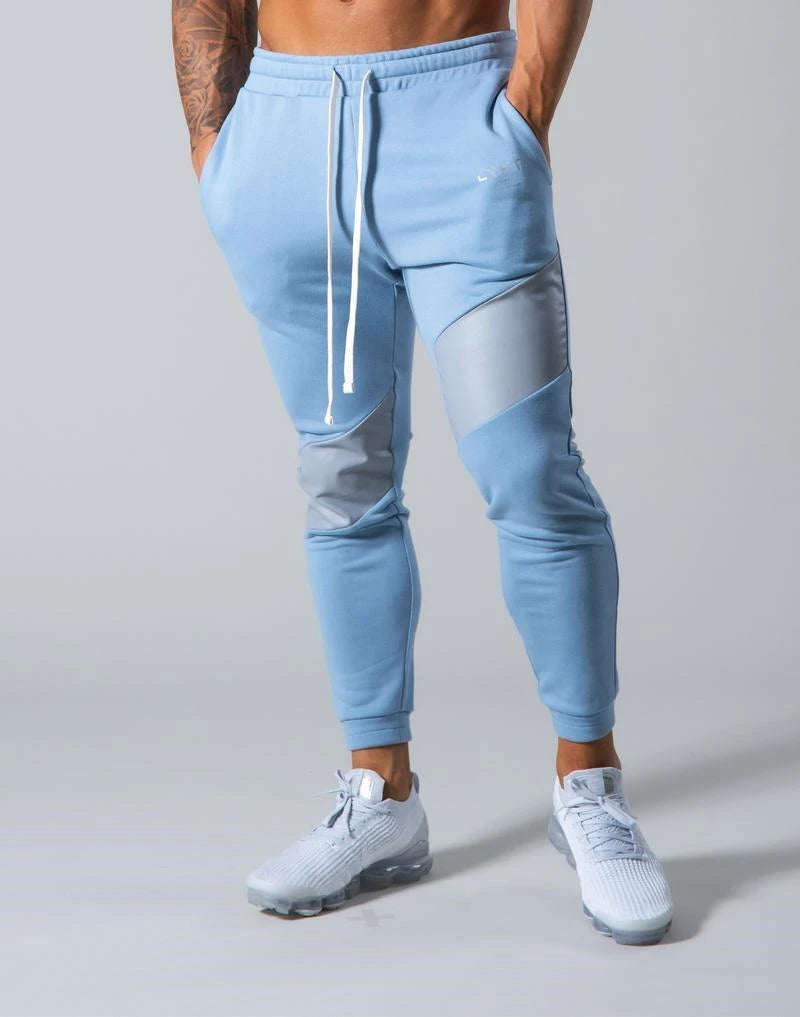 Blue casual gym sweatpant