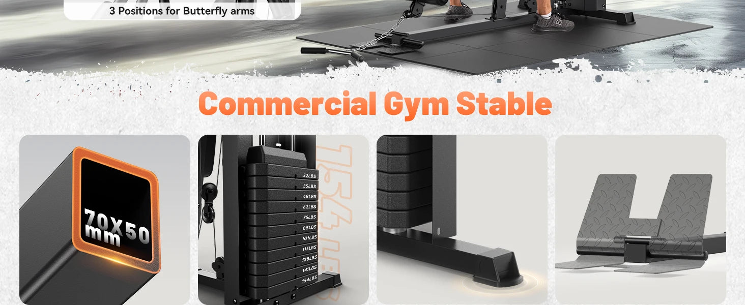 Commercial gym stable
