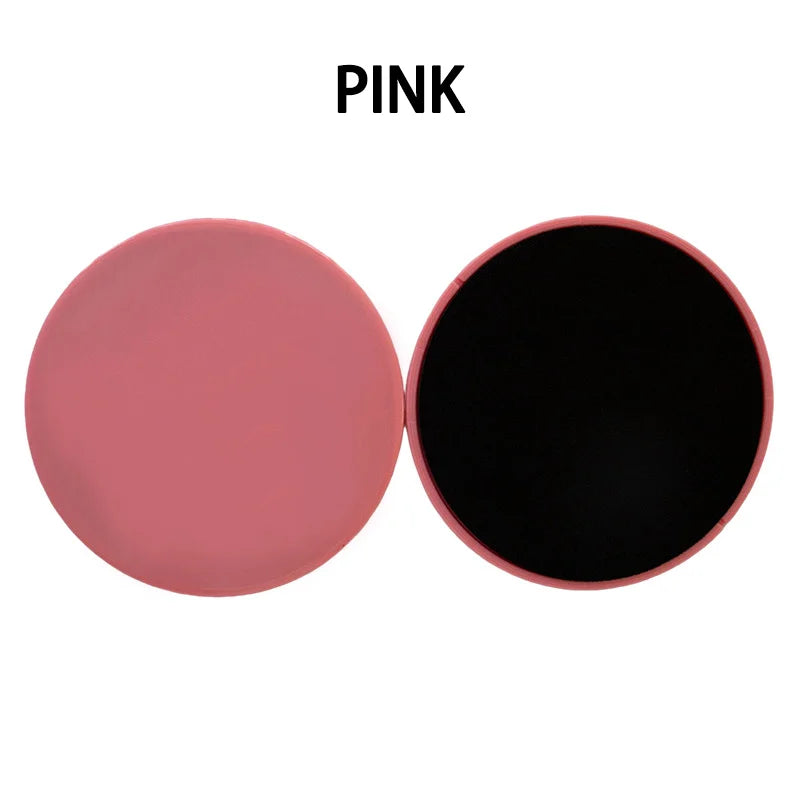 2pcs Solid Color Yoga Sliding Discs, Yoga Fitness Foot Sliding Pads, Workout Equipment For Abdominal Core Training, Body Shaping - Ignition Fitness