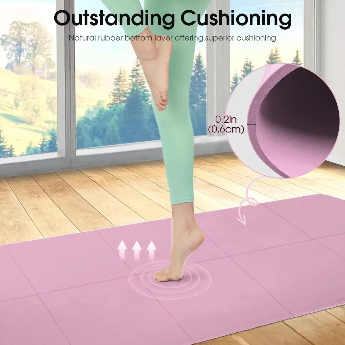 Yoga Mat Pilates Fitness Mat - Ignition Fitness