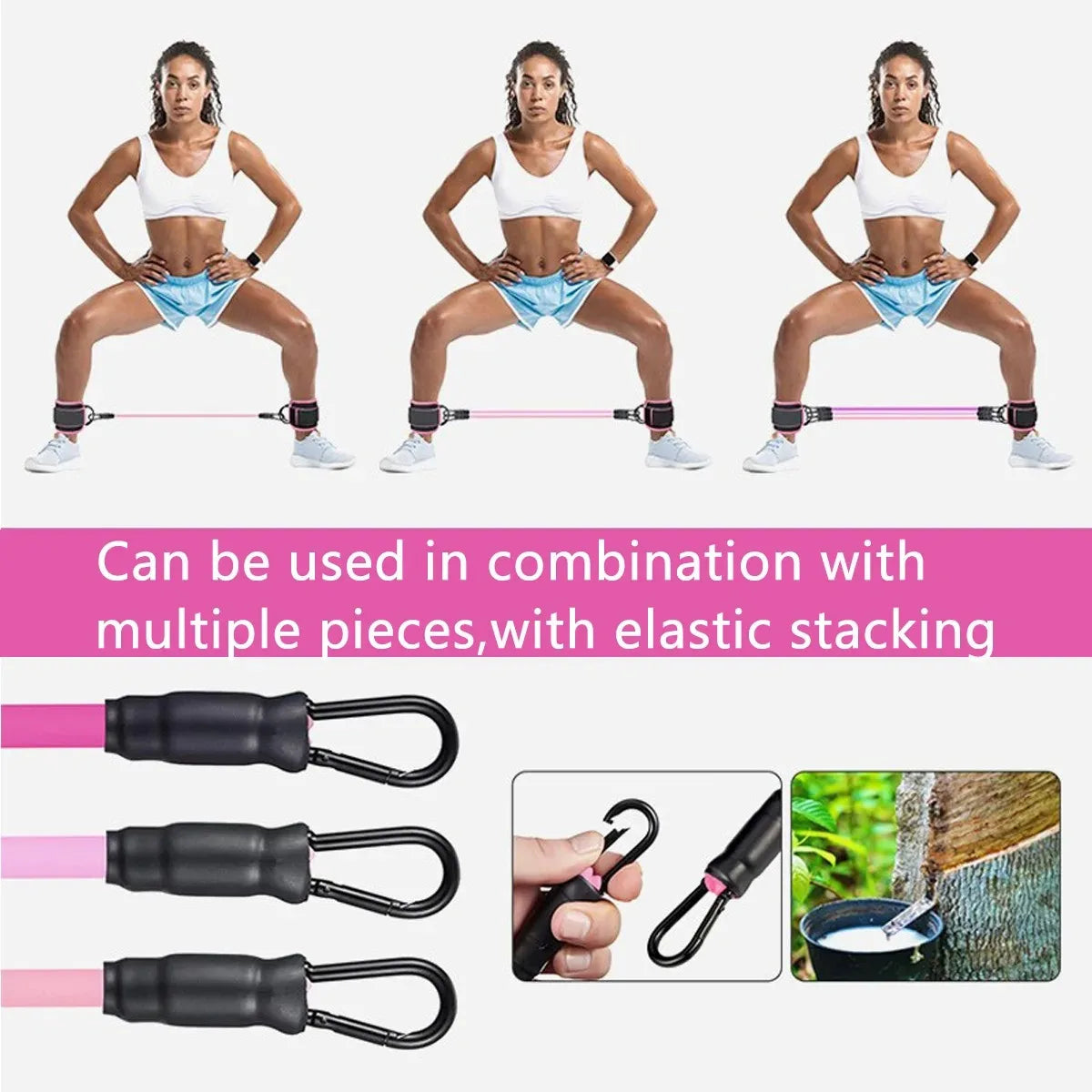 Leg strength pull rope