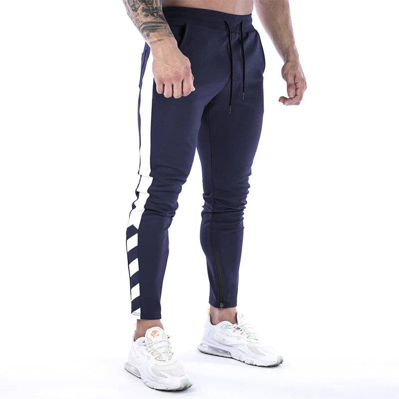 Stretchy casual gym pants men