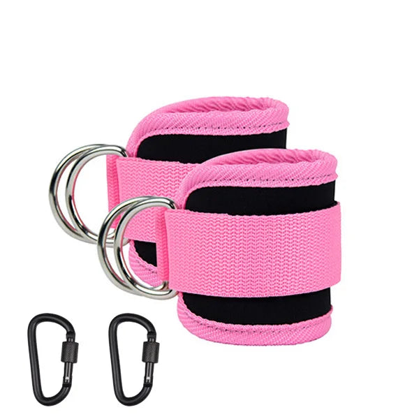 Pink ankle strap