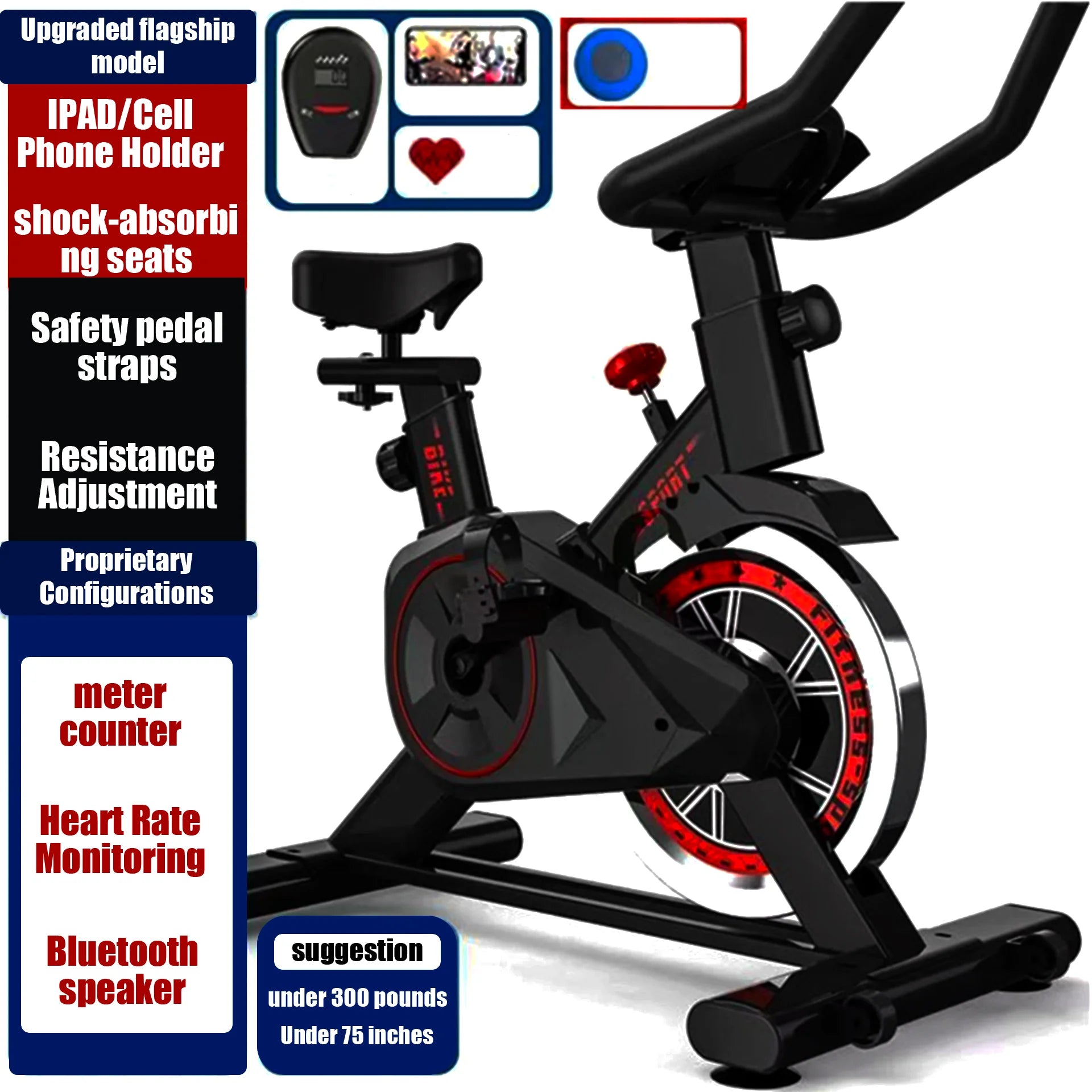 Home indoor cycling bike