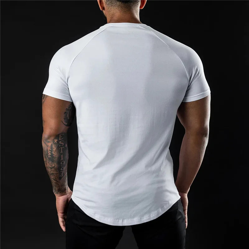 GENDAWAY Plain Gym T-shirt for Men - Ignition Fitness