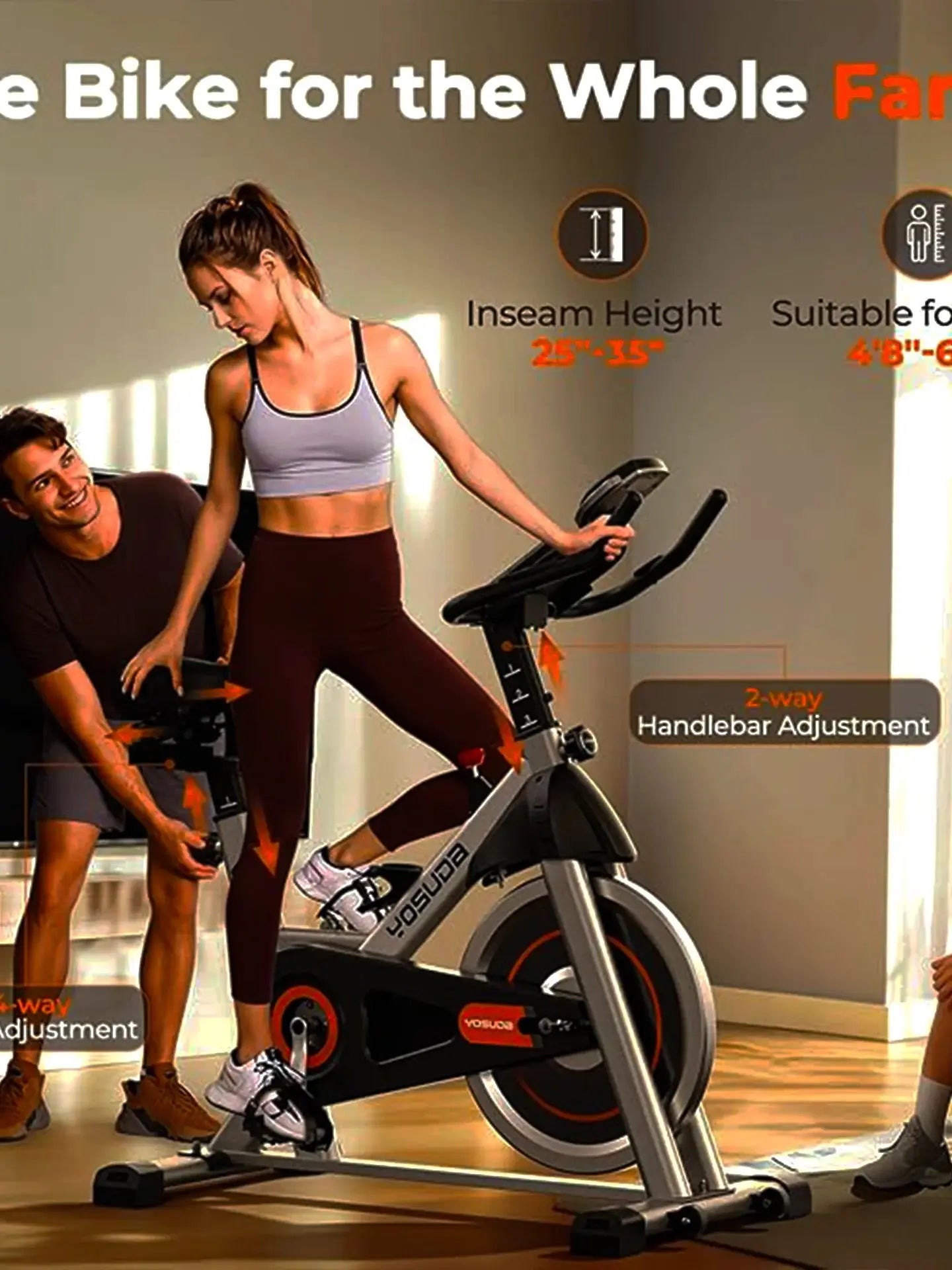 Indoor exercise bike