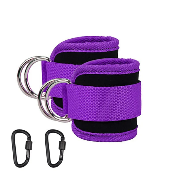 Purple ankle strap bands