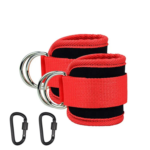 Red ankle strap band