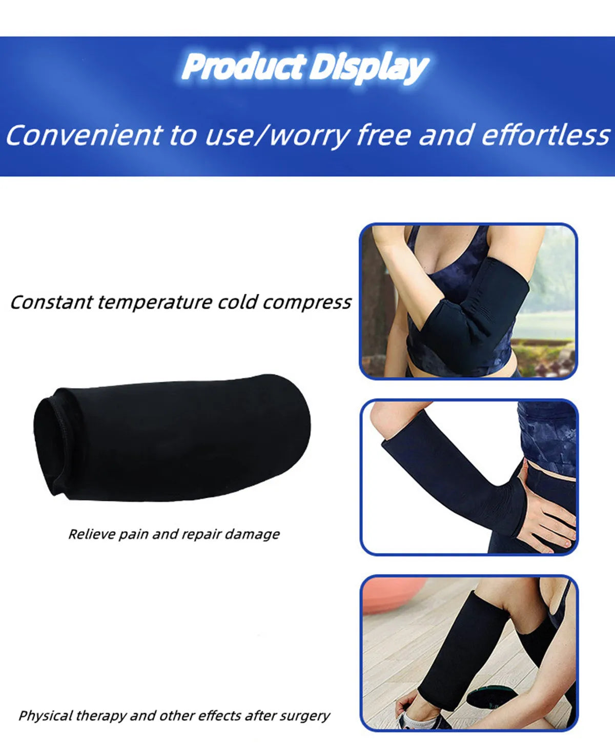 Elbow brace gel ice