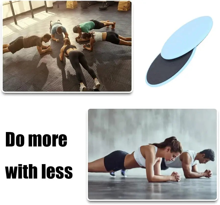 2pcs Solid Color Yoga Sliding Discs, Yoga Fitness Foot Sliding Pads, Workout Equipment For Abdominal Core Training, Body Shaping - Ignition Fitness