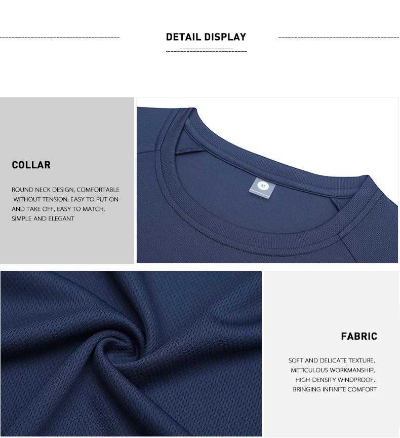 Fitness breathable short sleeves T-shirt