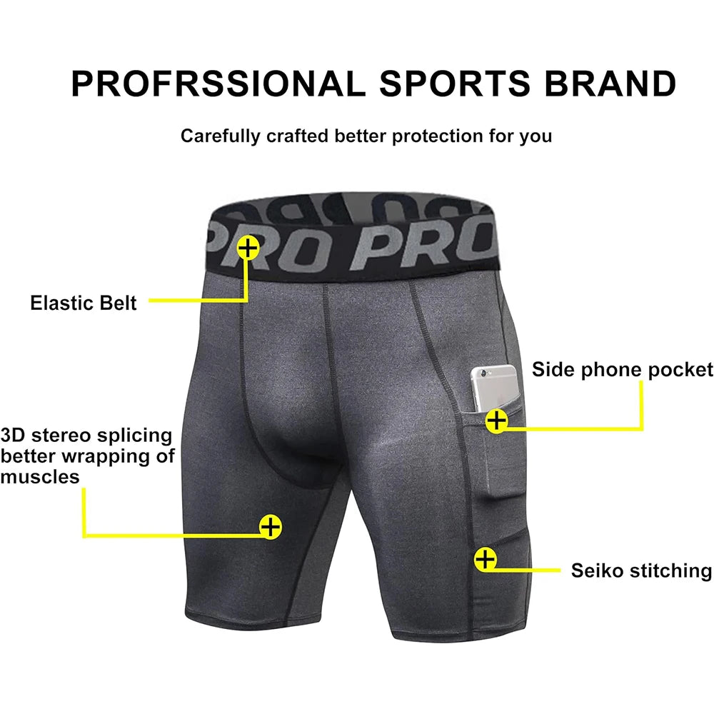 Men’s Running Compression Shorts