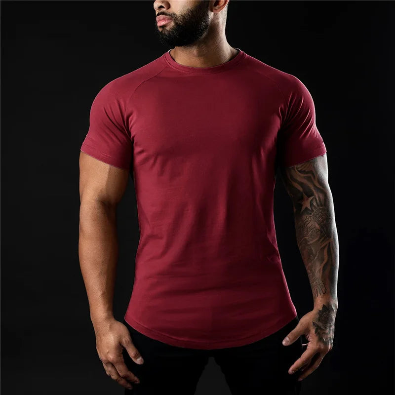 GENDAWAY Plain Gym T-shirt for Men - Ignition Fitness