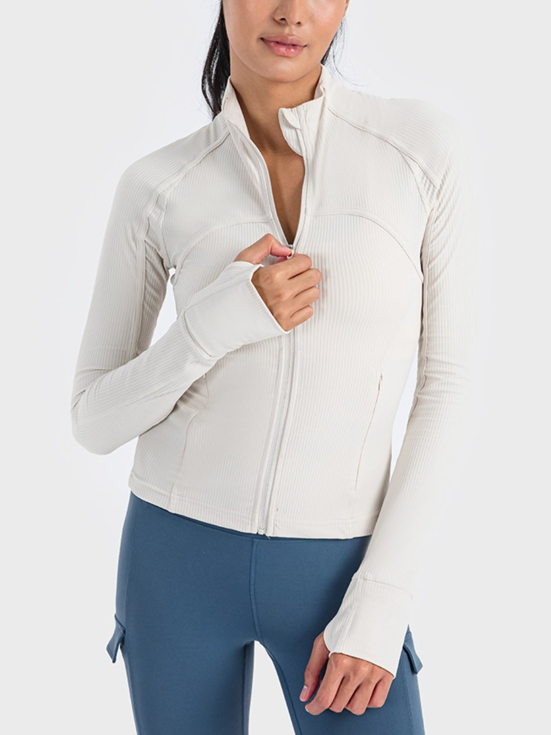 Millennia Zip-Up Long Sleeve Sports Jacket - Ignition Fitness