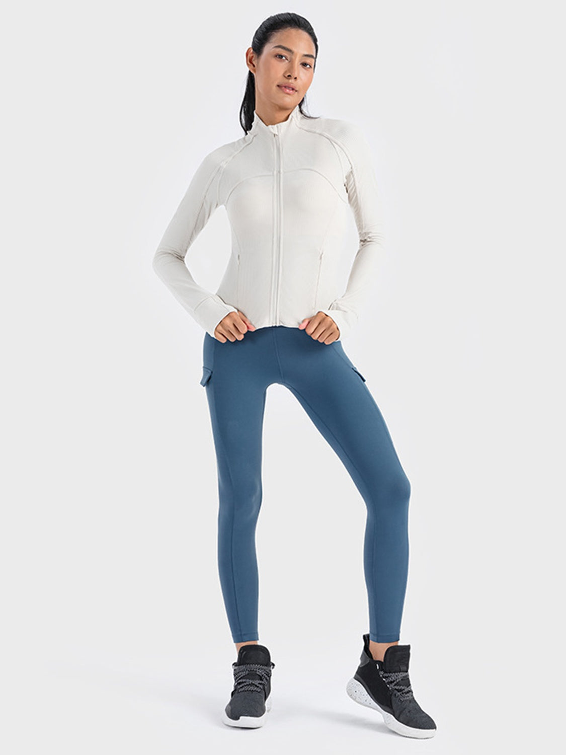 Millennia Zip-Up Long Sleeve Sports Jacket - Ignition Fitness