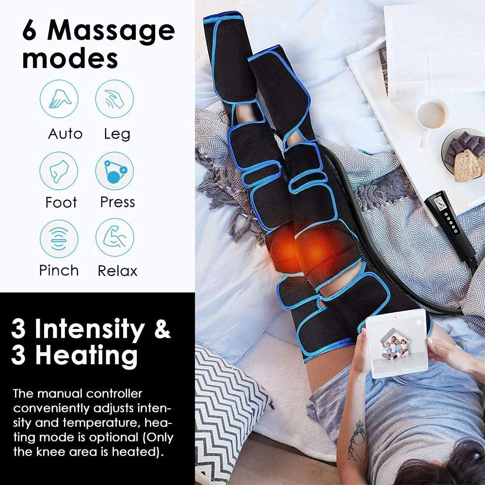 360° Foot Air Pressure Leg Massager - Ignition Fitness