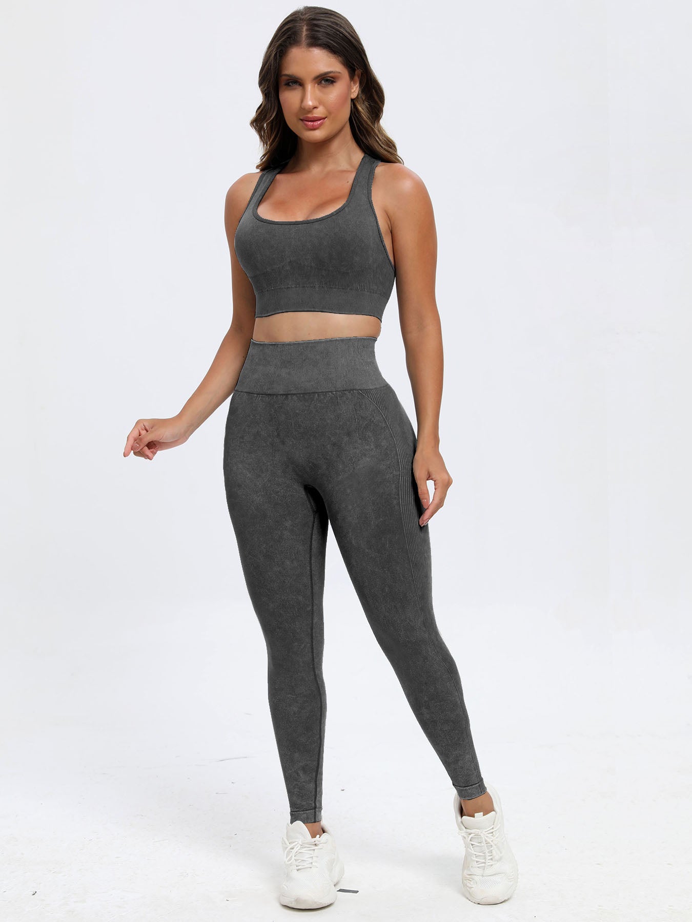 Scoop Neck Wide Strap Top and Pants Active Set - Ignition Fitness