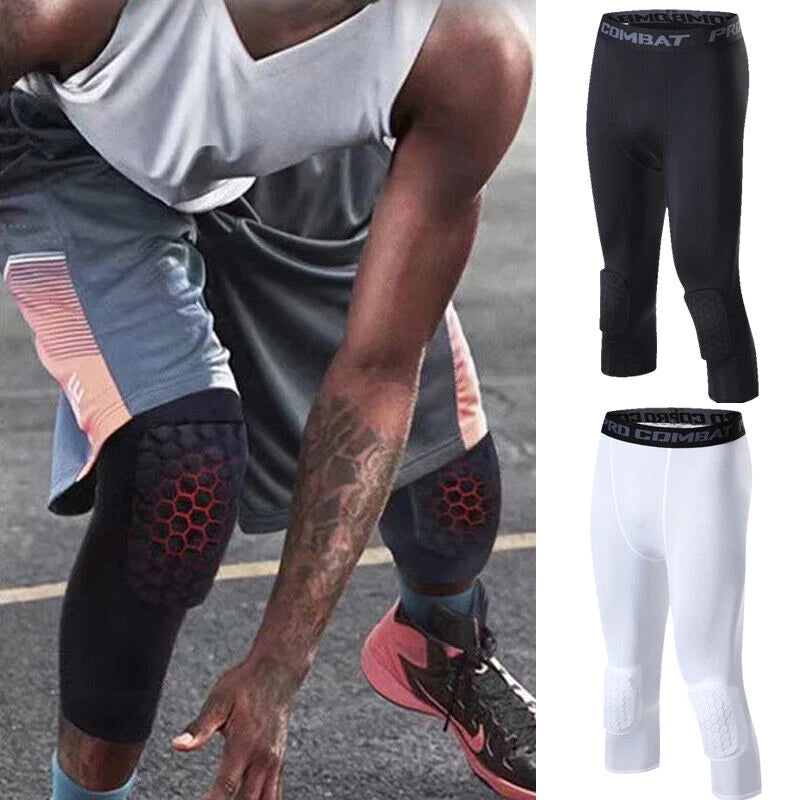 Basketball 3/4 Compression Workout Leggings - Ignition Fitness