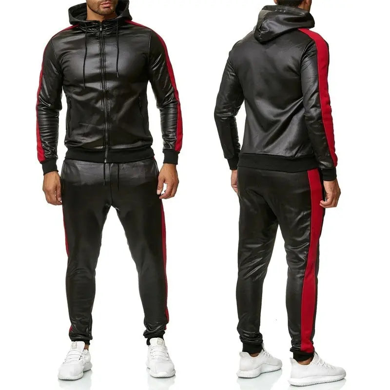 Hooded Jacket and Pants Jogging Suit Tracksuits - Ignition Fitness