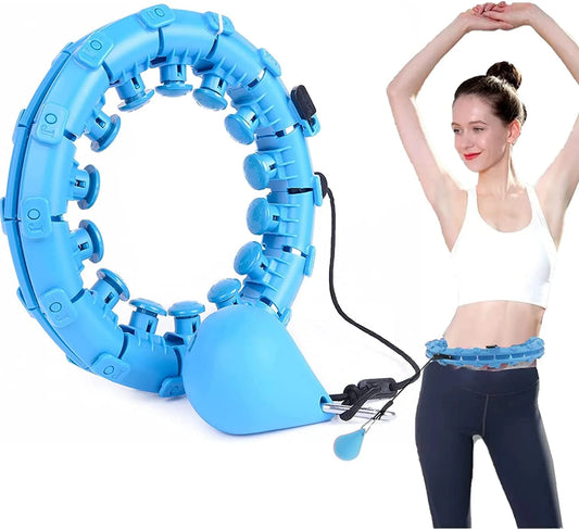 Weighted Hula Hoop – Adjustable Fit Hoop for Weight Loss - Ignition Fitness