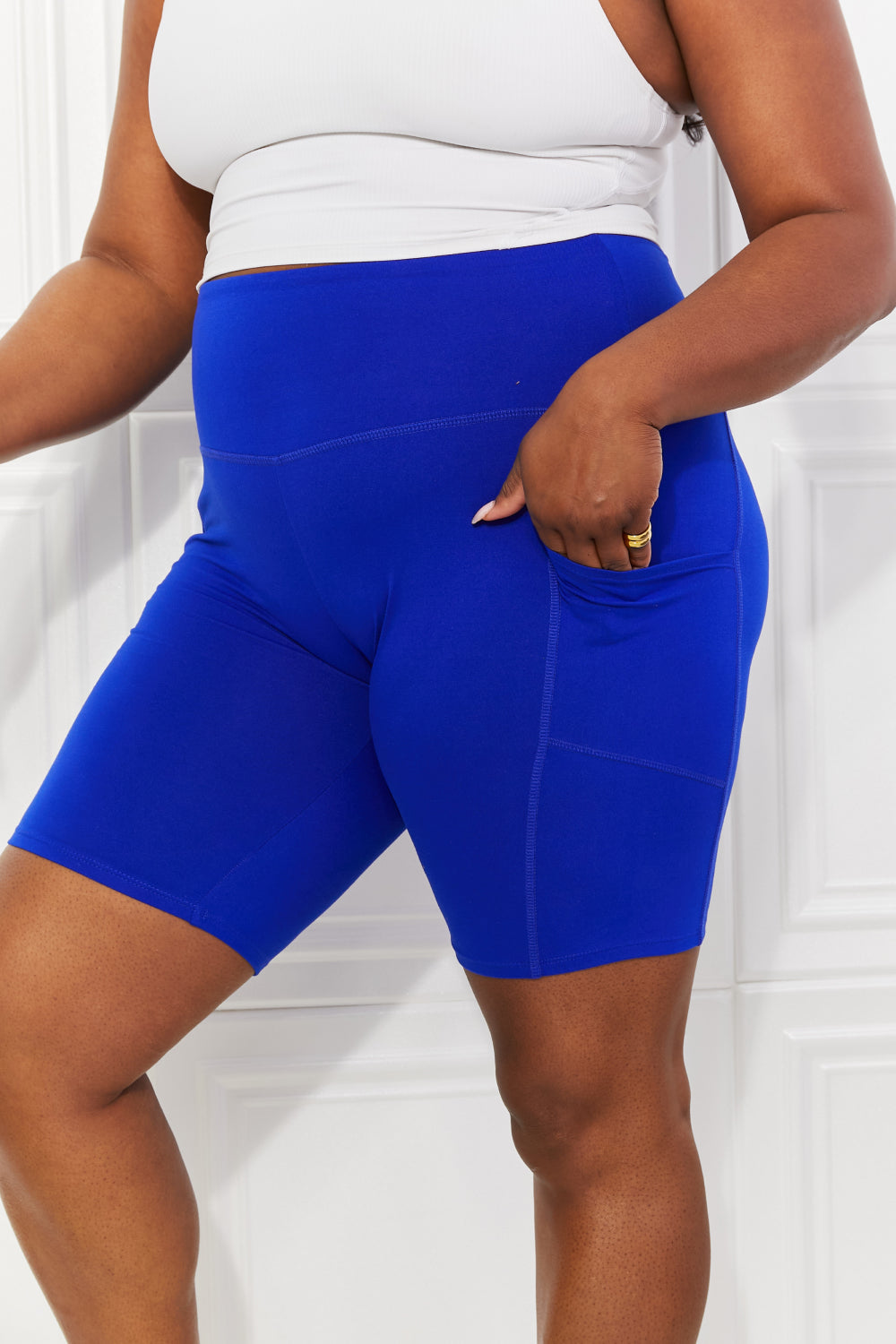 Zenana Full Size Brushed Biker Shorts - Ignition Fitness