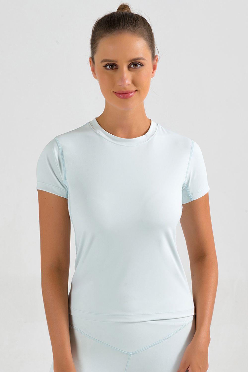 Round Neck Short Sleeve Sports T-Shirt - Ignition Fitness