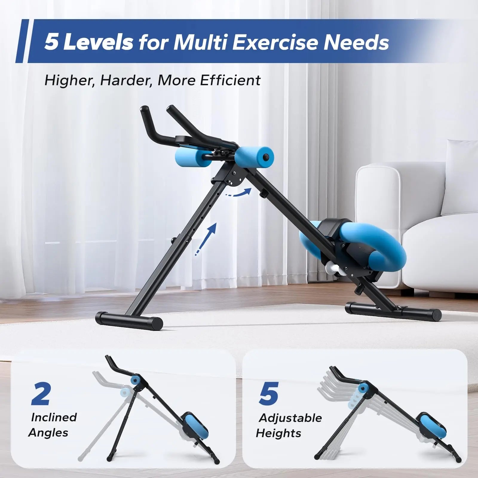 MERACH Adjustable Ab Machine - Ignition Fitness