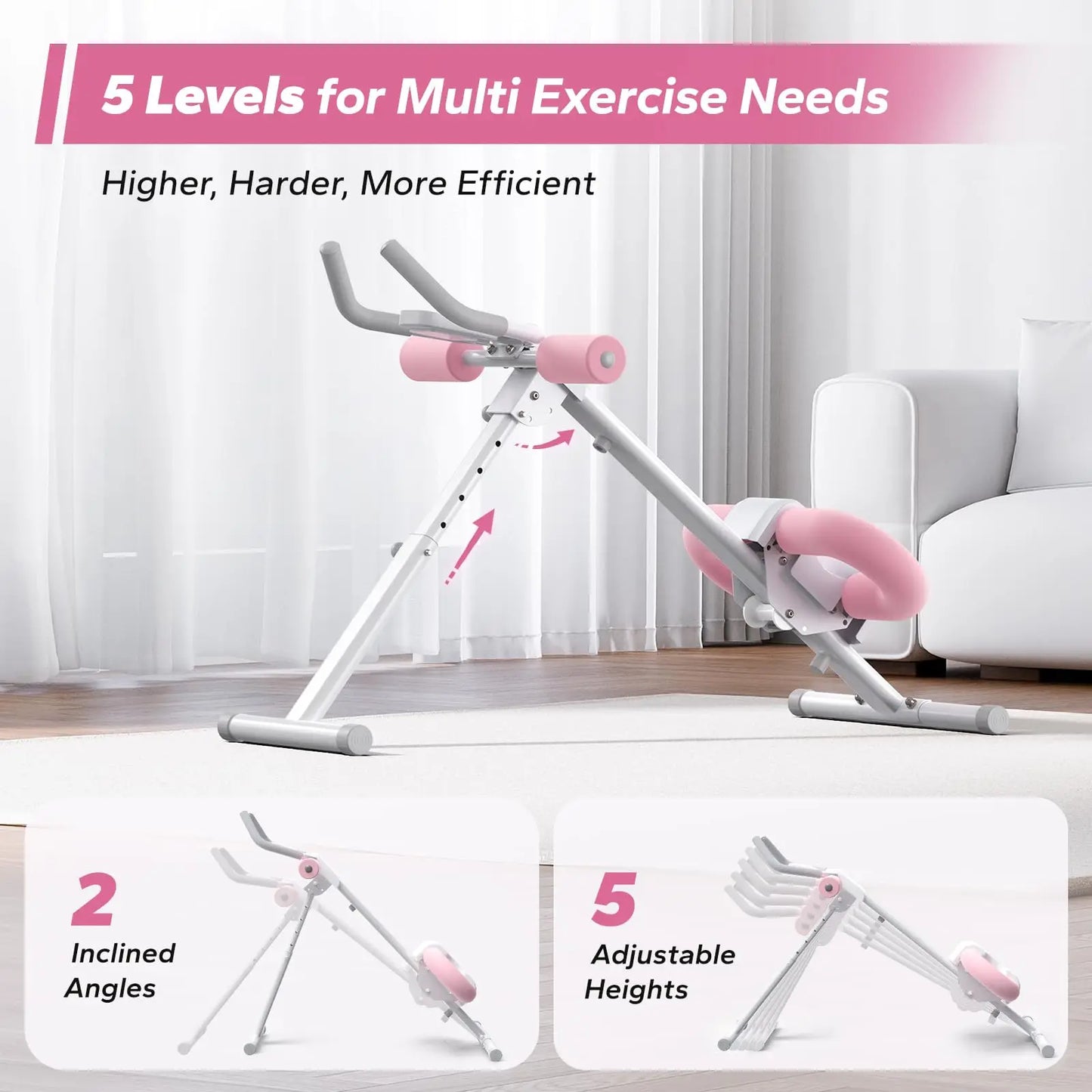 MERACH Adjustable Ab Machine - Ignition Fitness