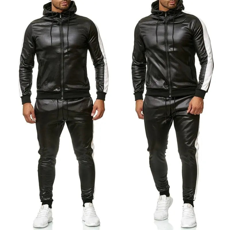 Hooded Jacket and Pants Jogging Suit Tracksuits - Ignition Fitness