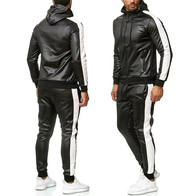 Hooded Jacket and Pants Jogging Suit Tracksuits - Ignition Fitness