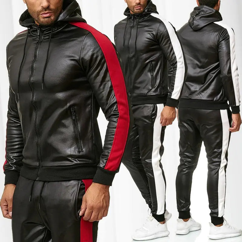 Hooded Jacket and Pants Jogging Suit Tracksuits - Ignition Fitness