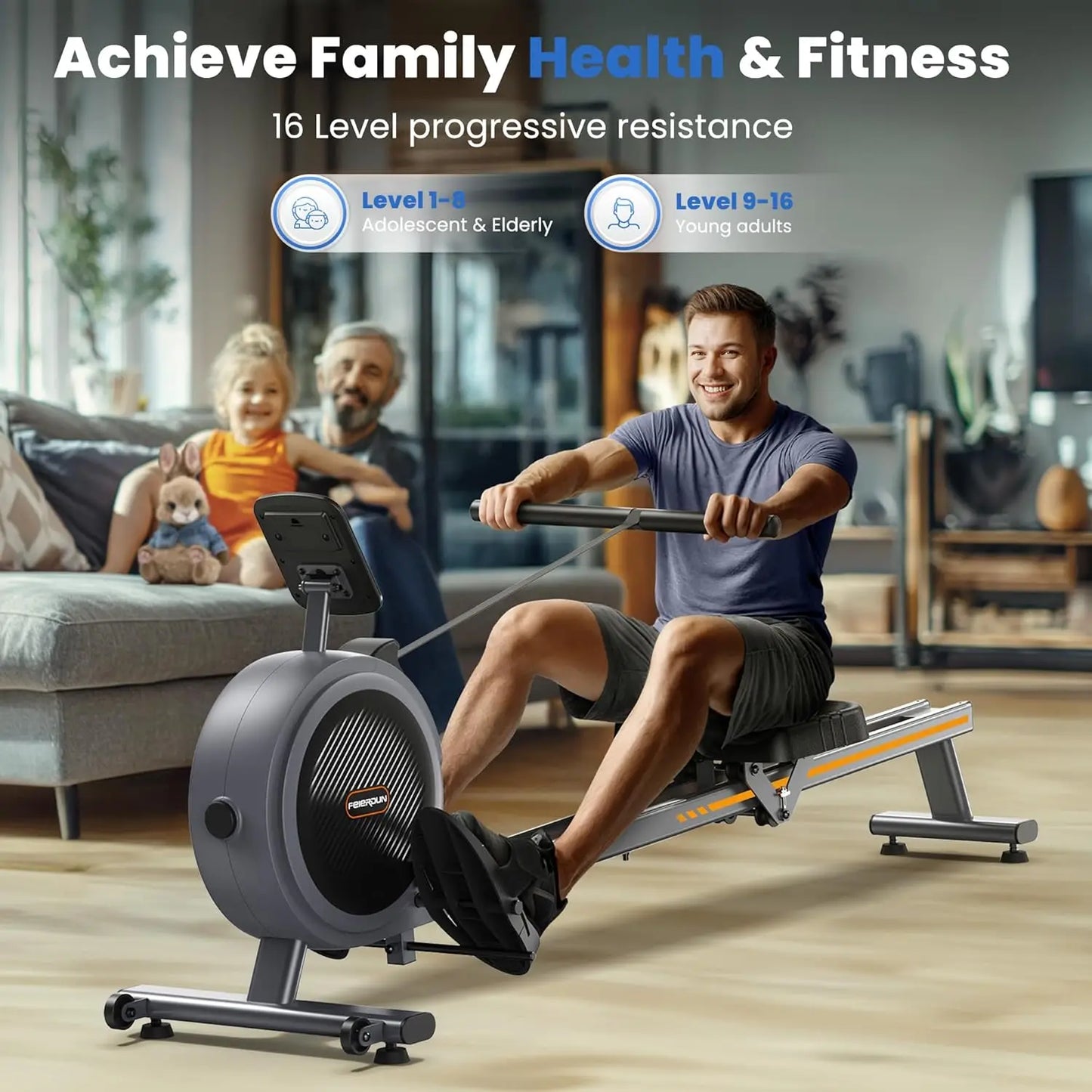 FEIERDUN Magnetic Rowing Machine