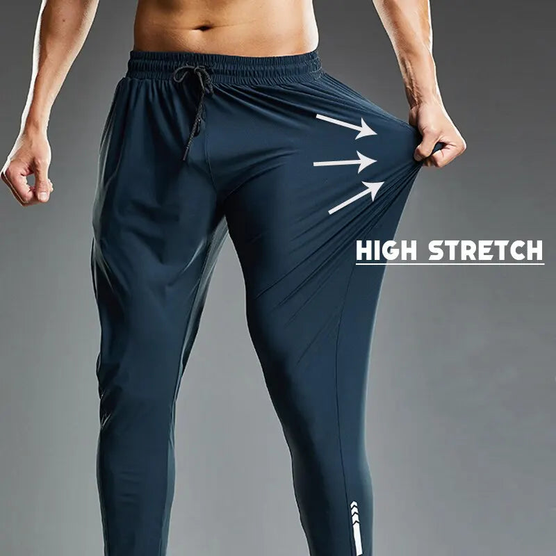 Summer Elastic Men Running Sport Pants Jogging Sweatpants Casual Outdoor Training Gym Fitness Trousers - Ignition Fitness