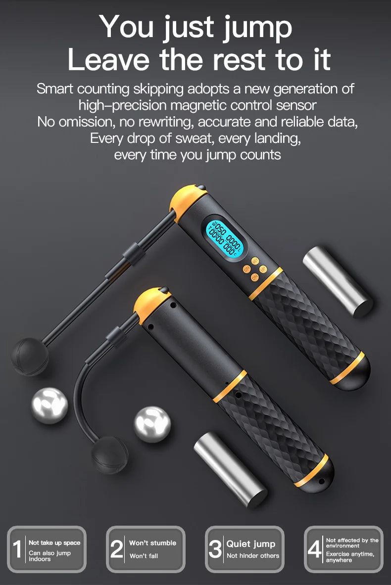 2-in-1 Digital Jump Rope