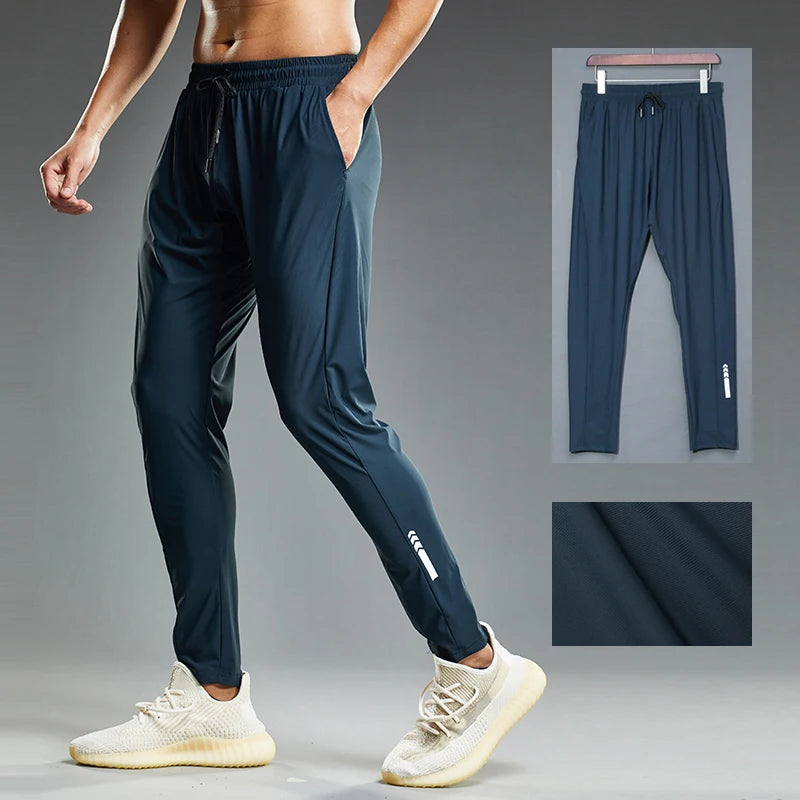 Summer Elastic Men Running Sport Pants Jogging Sweatpants Casual Outdoor Training Gym Fitness Trousers - Ignition Fitness