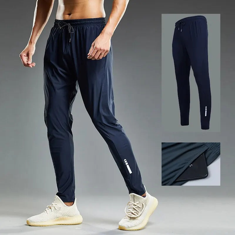 Summer Elastic Men Running Sport Pants Jogging Sweatpants Casual Outdoor Training Gym Fitness Trousers - Ignition Fitness