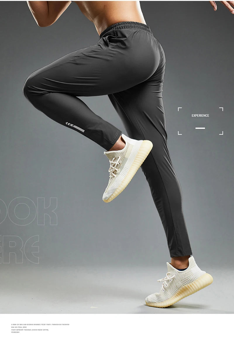 Summer Elastic Men Running Sport Pants Jogging Sweatpants Casual Outdoor Training Gym Fitness Trousers - Ignition Fitness