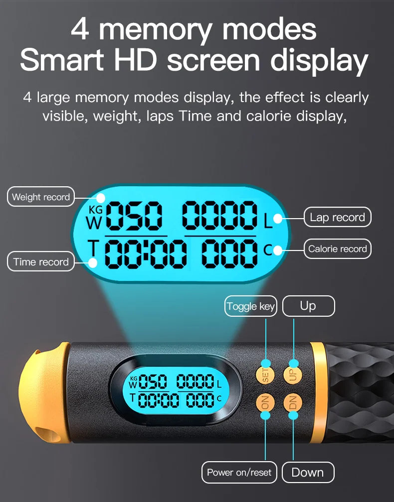 2-in-1 Digital Jump Rope