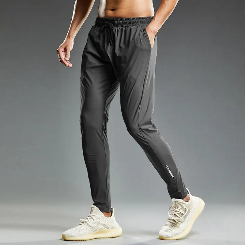 Summer Elastic Men Running Sport Pants Jogging Sweatpants Casual Outdoor Training Gym Fitness Trousers - Ignition Fitness