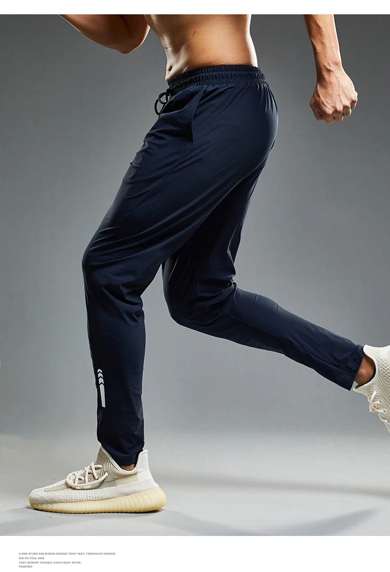 Summer Elastic Men Running Sport Pants Jogging Sweatpants Casual Outdoor Training Gym Fitness Trousers - Ignition Fitness