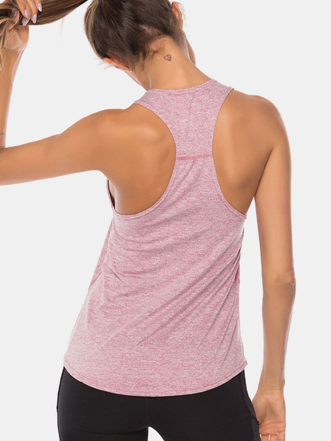 Full Size Scoop Neck Wide Strap Active Tank - Ignition Fitness