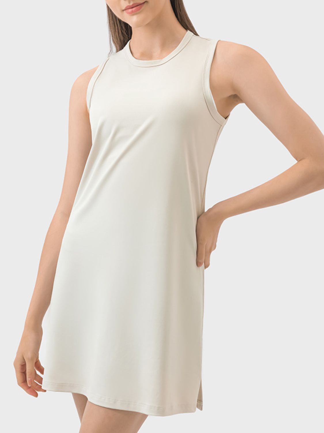 Millennia Round Neck Sleeveless Active Dress - Ignition Fitness