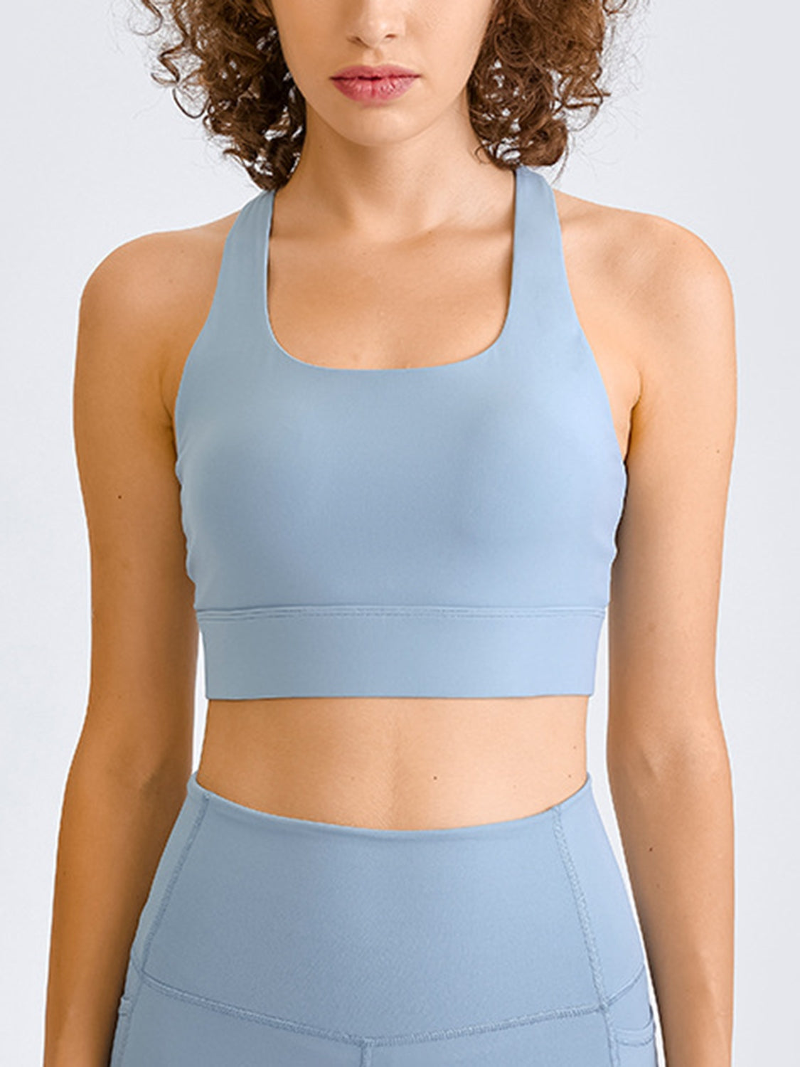 Millennia Double Take Square Neck Racerback Cropped Tank - Ignition Fitness