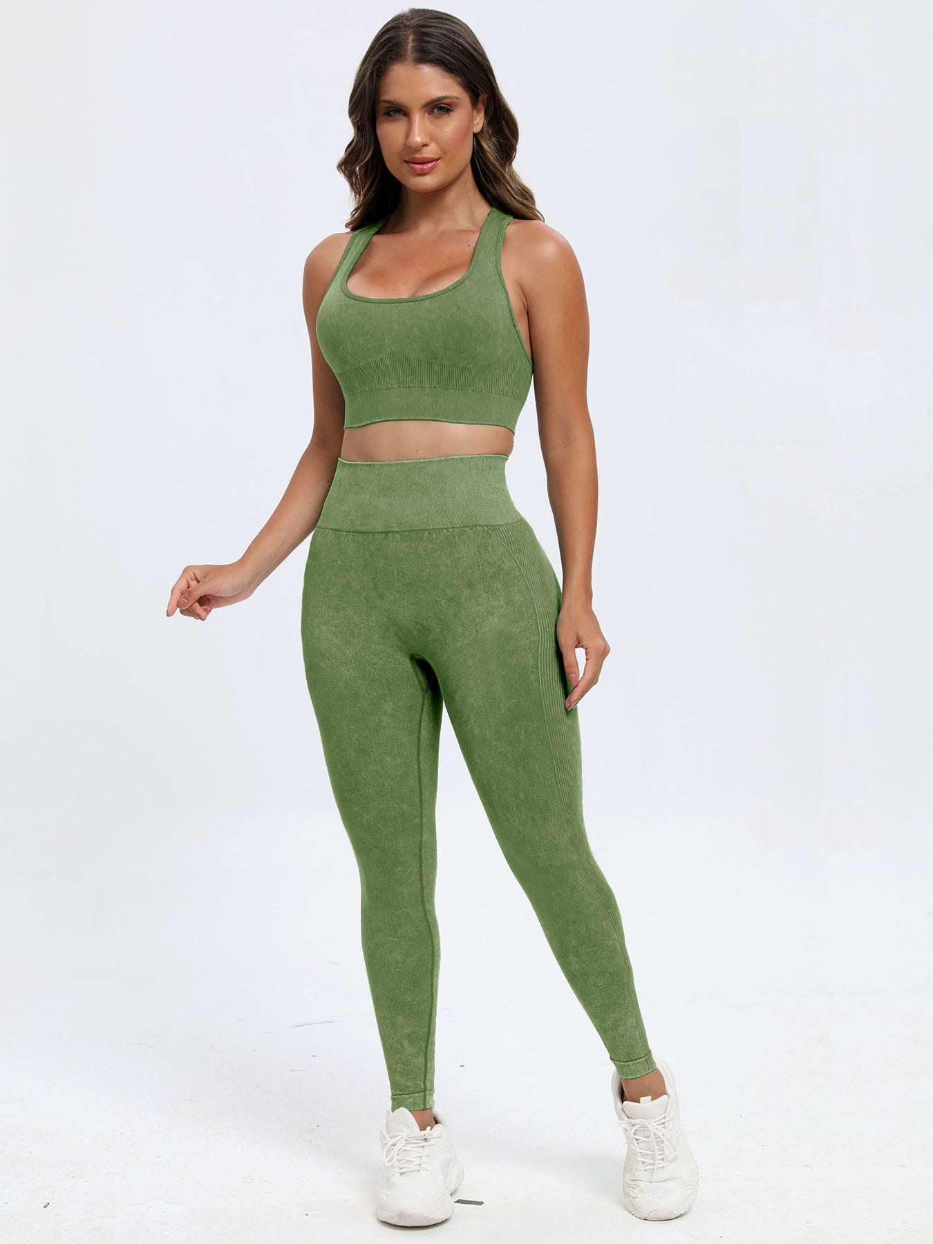 Scoop Neck Wide Strap Top and Pants Active Set - Ignition Fitness