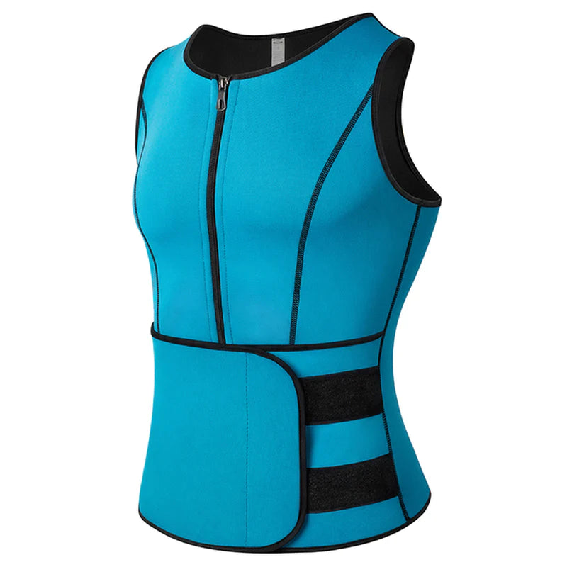 Men Body Shaper Waist Trainer Sauna Suit Sweat Vest Slimming Underwear Weight Loss Shirt Fat Burner Workout Tank Tops Shapewear - Ignition Fitness