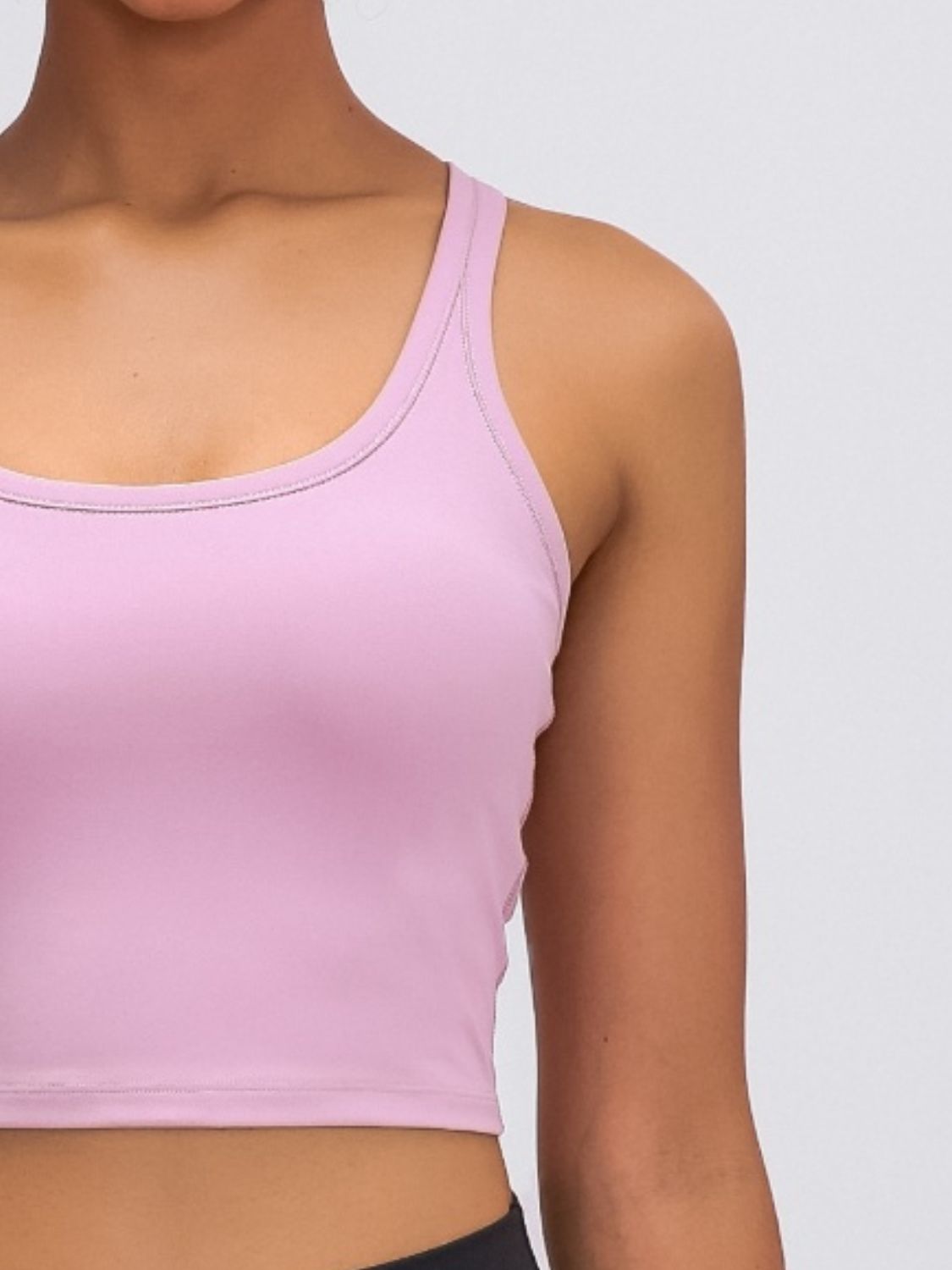 Millennia Scoop Neck Active Tank with Detachable Chest Pads - Ignition Fitness