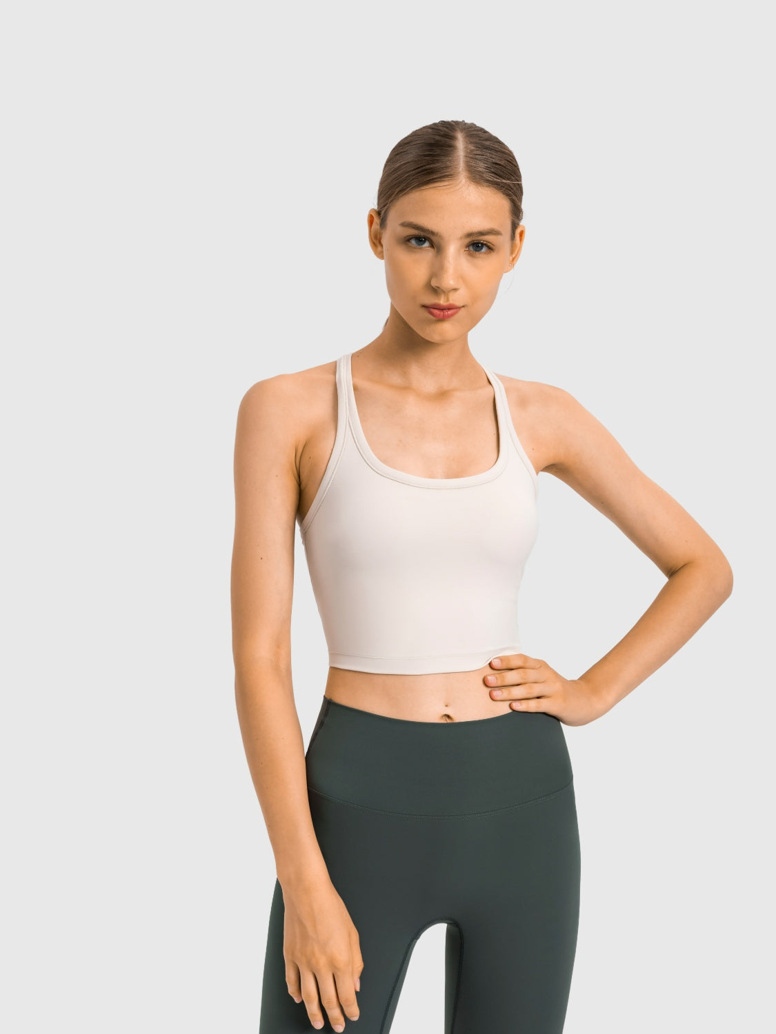 Millennia Scoop Neck Active Tank with Detachable Chest Pads - Ignition Fitness